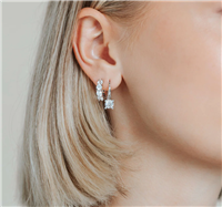Pendientes Ti Sento Milano in Plata Zircone 78023ZY - 78023ZY